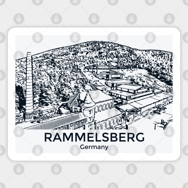 Rammelsberg - Germany Magnet by Lakeric